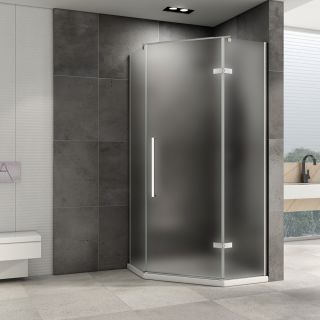 Душевой уголок ABBER Ewiges Wasser AG05100M 100x100см хром